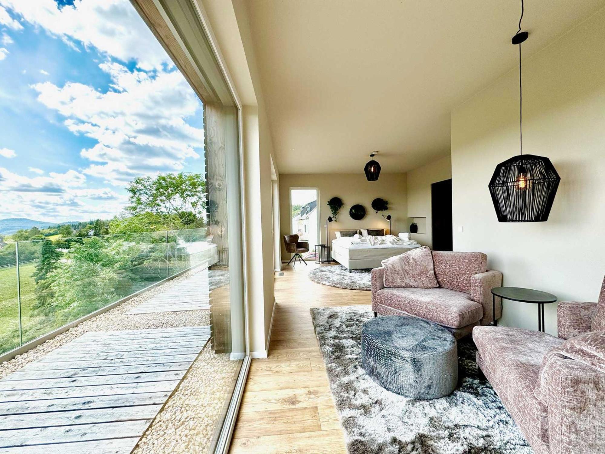 Luxapart Eifel Mit Privater Sauna Harscheid Extérieur photo